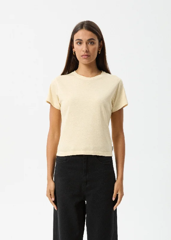 Shop More, Spend Less!Shop More, Spend Less!AFENDS Womens Carmen - Baby Tee - Sand