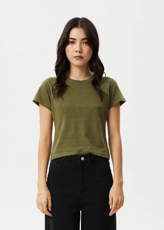Your Exclusive Offer Awaits!Your Exclusive Offer Awaits!AFENDS Womens Carmen - Baby Tee - Military Your Exclusive Offer Awaits!Your Exclusive Offer Awaits!AFENDS Womens Carmen - Baby Tee - Military