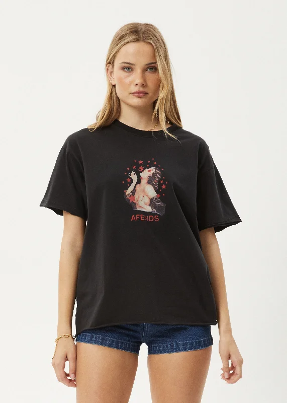 Your Shopping Spree Starts Here!Your Shopping Spree Starts Here!AFENDS Womens Dixie - Oversized Tee - Stone Black Your Shopping Spree Starts Here!Your Shopping Spree Starts Here!AFENDS Womens Dixie - Oversized Tee - Stone Black