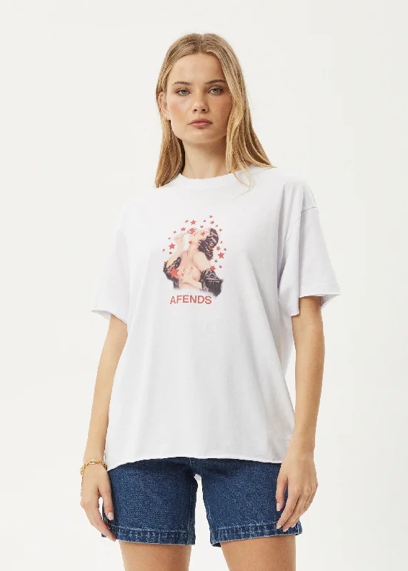 Time to Save Big!Time to Save Big!AFENDS Womens Dixie - Oversized Tee - White