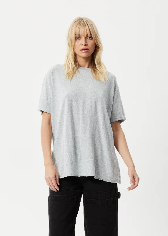 Time to Snag a Bargain!Time to Snag a Bargain!AFENDS Womens Slay - Oversized Tee - Shadow Grey Marle Time to Snag a Bargain!Time to Snag a Bargain!AFENDS Womens Slay - Oversized Tee - Shadow Grey Marle