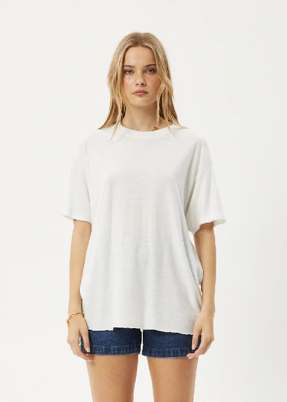 Act Fast – Limited Time Savings!Act Fast – Limited Time Savings!AFENDS Womens Slay - Oversized Tee - White Act Fast – Limited Time Savings!Act Fast – Limited Time Savings!AFENDS Womens Slay - Oversized Tee - White