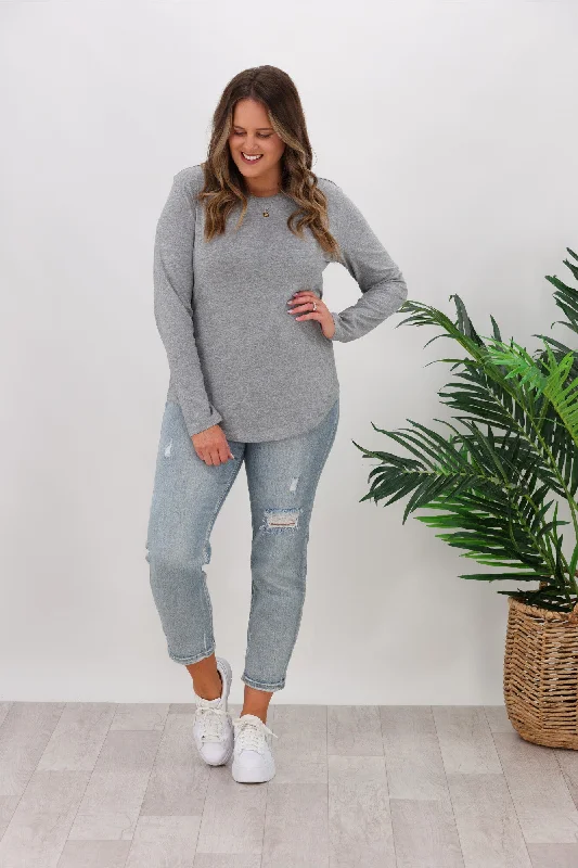 Only a Few Left – Order Now!Only a Few Left – Order Now!AS Colour Curve Long Sleeve Tee Grey Marle Only a Few Left – Order Now!Only a Few Left – Order Now!AS Colour Curve Long Sleeve Tee Grey Marle
