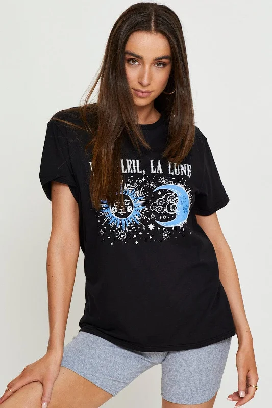 Act Fast – Limited Time Savings!Act Fast – Limited Time Savings!Black Graphic T Shirt Short Sleeve Act Fast – Limited Time Savings!Act Fast – Limited Time Savings!Black Graphic T Shirt Short Sleeve