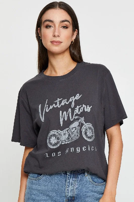 Hottest Discounts of the Year!Hottest Discounts of the Year!Black Graphic T Shirt Short Sleeve Hottest Discounts of the Year!Hottest Discounts of the Year!Black Graphic T Shirt Short Sleeve