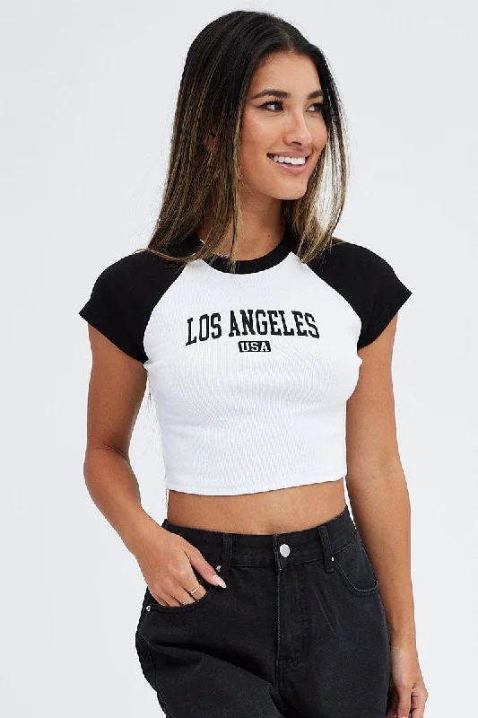 Best Offers of the Month!Best Offers of the Month!Black Tee Contrast Short Sleeve Round Neck Graphic Best Offers of the Month!Best Offers of the Month!Black Tee Contrast Short Sleeve Round Neck Graphic