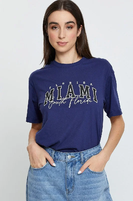 Don’t Wait – Shop Today!Don’t Wait – Shop Today!Blue Graphic T Shirt Short Sleeve