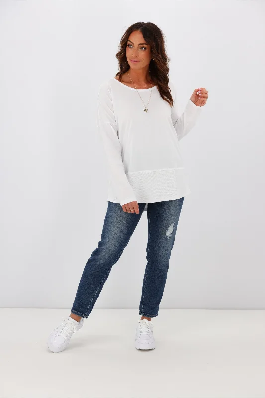 Your Shopping Spree Starts Here!Your Shopping Spree Starts Here!Elm Fundamental Rib L/S Tee White Your Shopping Spree Starts Here!Your Shopping Spree Starts Here!Elm Fundamental Rib L/S Tee White