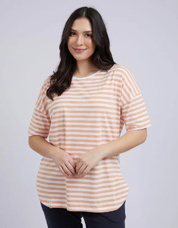 Get Ready to Save!Get Ready to Save!Elm Lauren S/S Tee Stripe Papaya