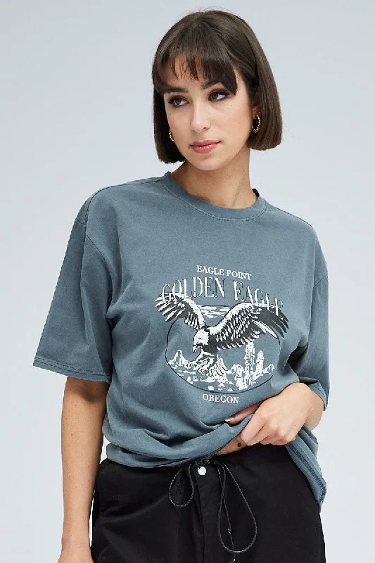 Save More Than Ever!Save More Than Ever!Grey Graphic Tee Short Sleeve Crew Neck Print Save More Than Ever!Save More Than Ever!Grey Graphic Tee Short Sleeve Crew Neck Print