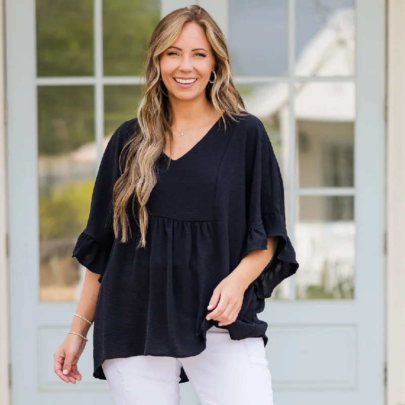 Lowest Prices Guaranteed!Lowest Prices Guaranteed!Holding Steady Top, Black
