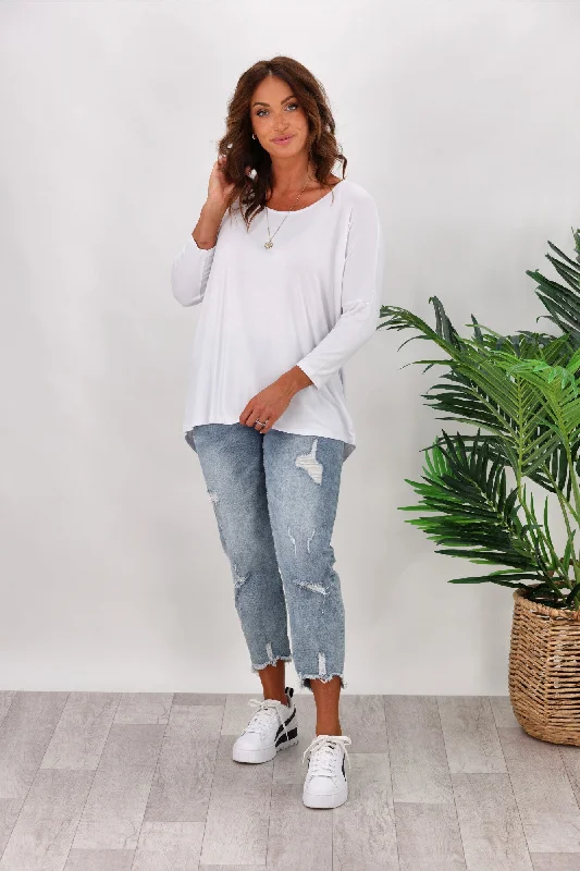 Price Drops You’ll Love!Price Drops You’ll Love!Betty Basics Milan 3/4 Sleeve Tee White Price Drops You’ll Love!Price Drops You’ll Love!Betty Basics Milan 3/4 Sleeve Tee White
