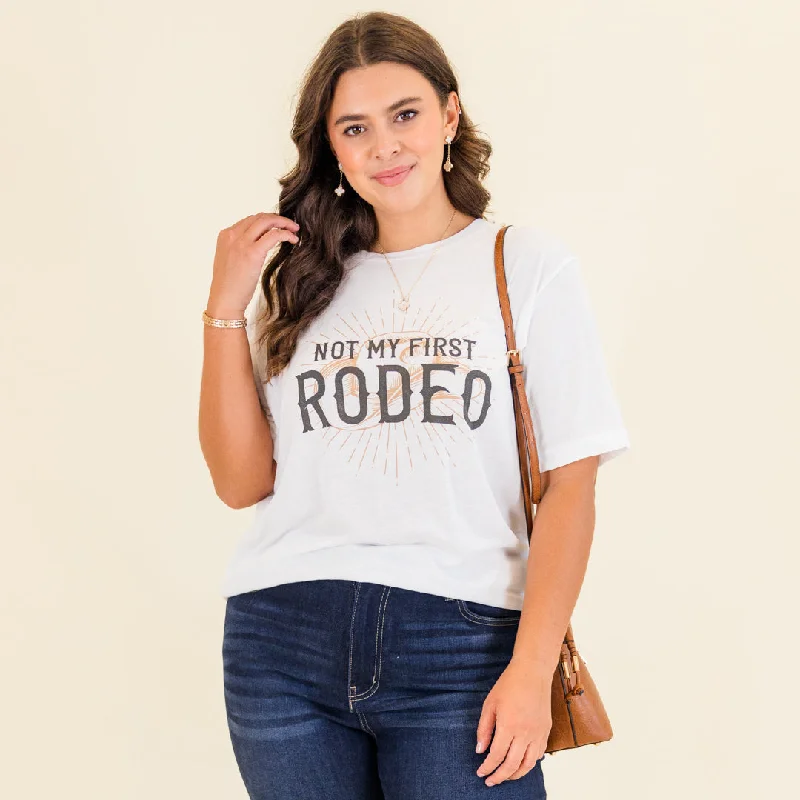 Your Favorite Sale is Back!Your Favorite Sale is Back!Not My First Rodeo Tee, Solid White Triblend Your Favorite Sale is Back!Your Favorite Sale is Back!Not My First Rodeo Tee, Solid White Triblend