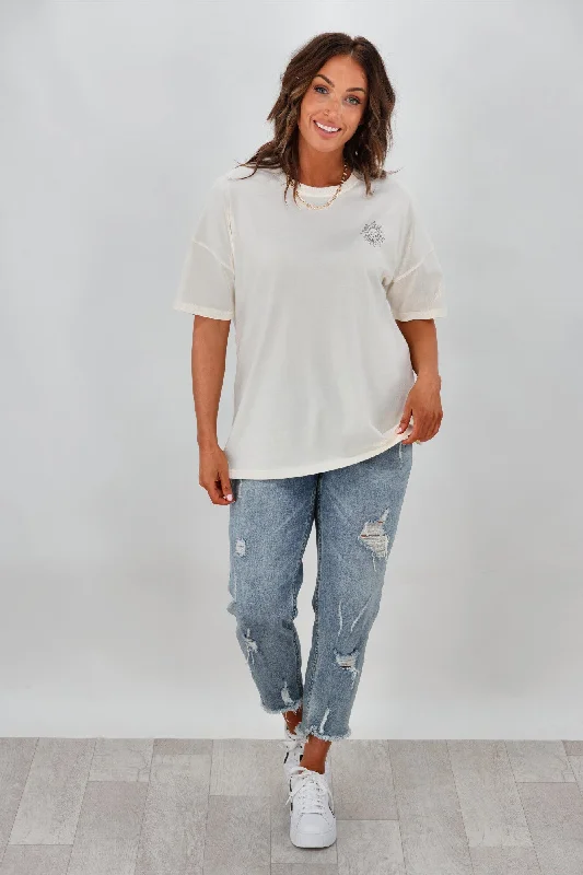 Best Offers of the Month!Best Offers of the Month!Rebel Club by Shine On Sunrise Tee Vintage Off White Best Offers of the Month!Best Offers of the Month!Rebel Club by Shine On Sunrise Tee Vintage Off White