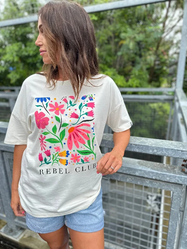 Unmissable Offers Await!Unmissable Offers Await!Rebel Club by Shine On Tee - Vintage Flower - Off White Unmissable Offers Await!Unmissable Offers Await!Rebel Club by Shine On Tee - Vintage Flower - Off White