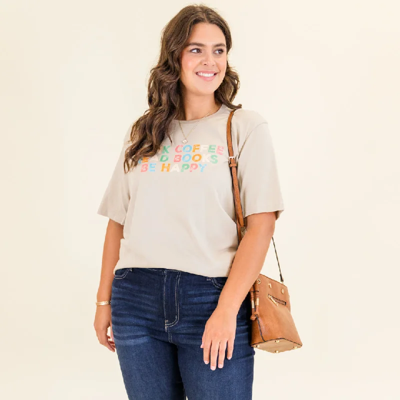 Stock Up and Save!Stock Up and Save!To Be Happy Tee, Tan