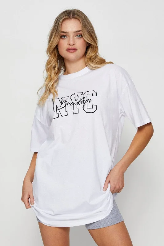 Limited Edition, Limited Price!Limited Edition, Limited Price!White Graphic T Shirt Short Sleeve Limited Edition, Limited Price!Limited Edition, Limited Price!White Graphic T Shirt Short Sleeve