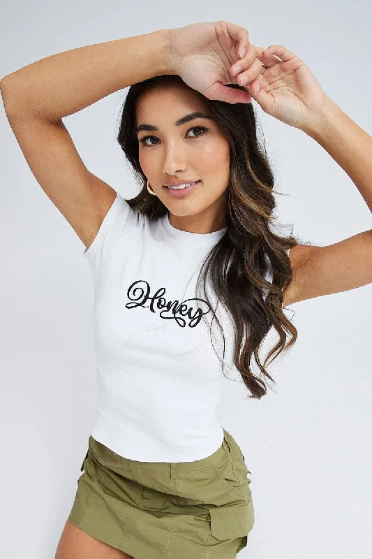 Today’s Deals, Tomorrow’s Regrets!Today’s Deals, Tomorrow’s Regrets!White Graphic Tee Short sleeve Today’s Deals, Tomorrow’s Regrets!Today’s Deals, Tomorrow’s Regrets!White Graphic Tee Short sleeve