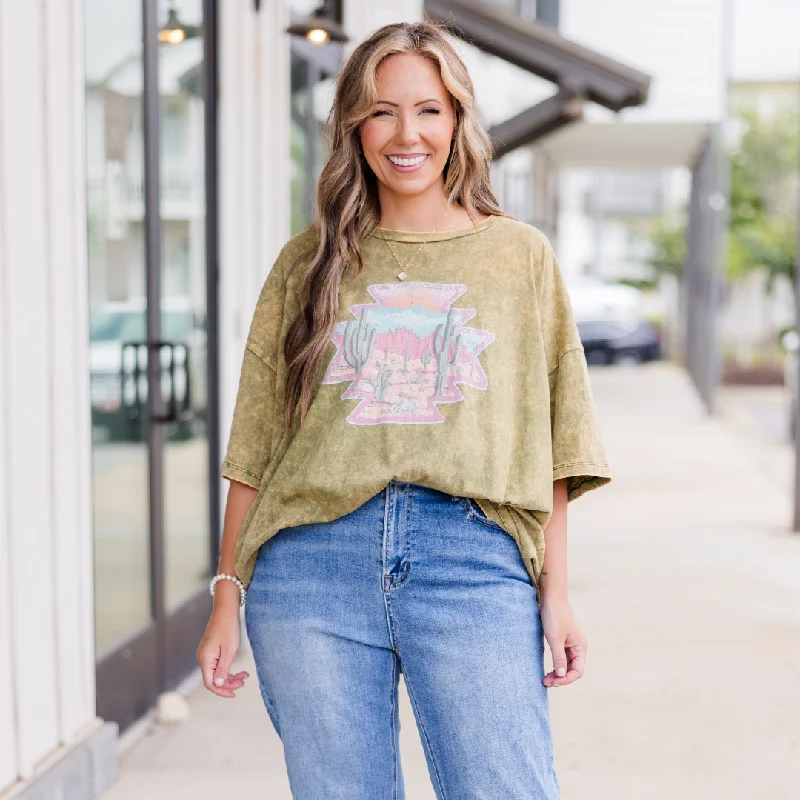 New Discounts Just Dropped!New Discounts Just Dropped!Wild Out Here Acid Wash Boyfriend Tee, Golden Olive New Discounts Just Dropped!New Discounts Just Dropped!Wild Out Here Acid Wash Boyfriend Tee, Golden Olive