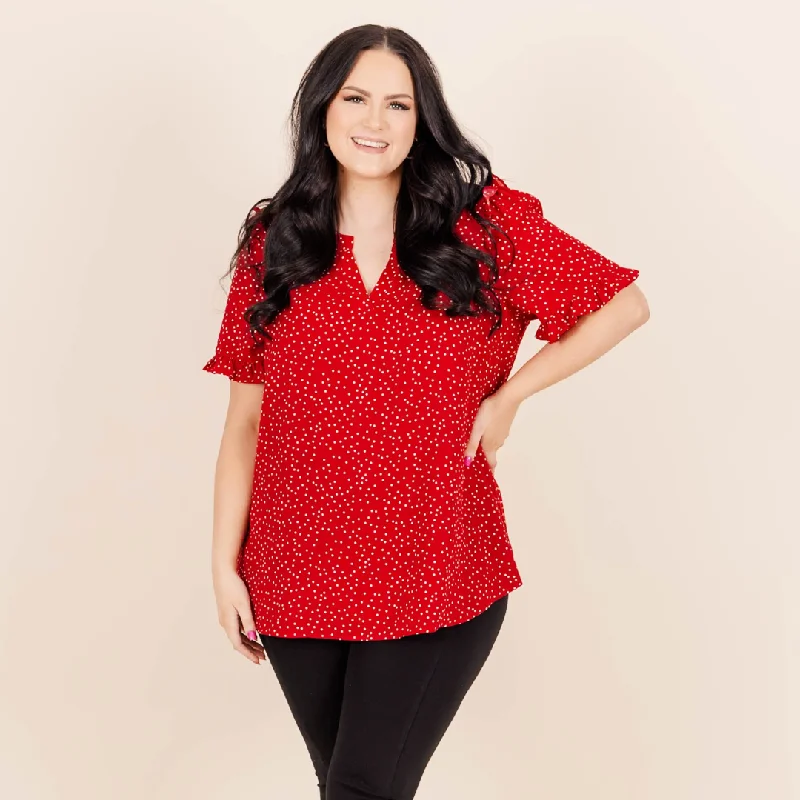 Shop More, Spend Less!Shop More, Spend Less!Windy Willow Top, Red