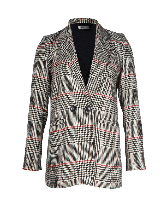 The Best Offers Are Here!The Best Offers Are Here!Anine Bing Madeleine Plaid Blazer In Grey Polyseter The Best Offers Are Here!The Best Offers Are Here!Anine Bing Madeleine Plaid Blazer In Grey Polyseter