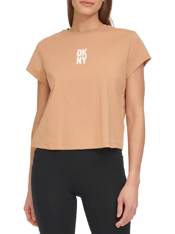Get More for Less!Get More for Less!Dkny Women Brown Solid Round Neck Short Sleeves T-Shirt Get More for Less!Get More for Less!Dkny Women Brown Solid Round Neck Short Sleeves T-Shirt