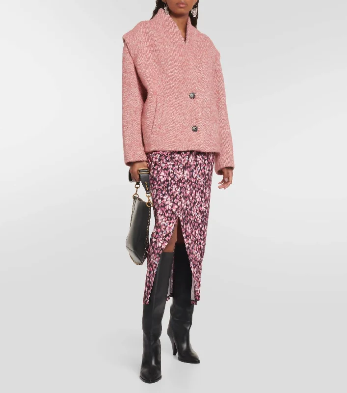 Every Deal is a Steal!Every Deal is a Steal!Drogo Boucle Jacket In Rosewood