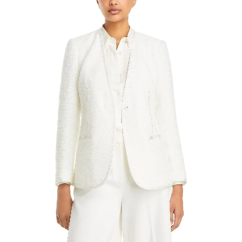 Flash Deals – Act Quickly!Flash Deals – Act Quickly!Evangeline Womens Tweed Special Occasion One-Button Blazer Flash Deals – Act Quickly!Flash Deals – Act Quickly!Evangeline Womens Tweed Special Occasion One-Button Blazer