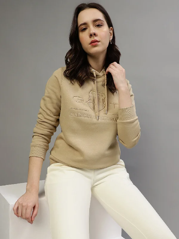 Steals and Deals Await!Steals and Deals Await!Gant Women Embroidered Hooded Full Sleeves Sweatshirt Steals and Deals Await!Steals and Deals Await!Gant Women Embroidered Hooded Full Sleeves Sweatshirt