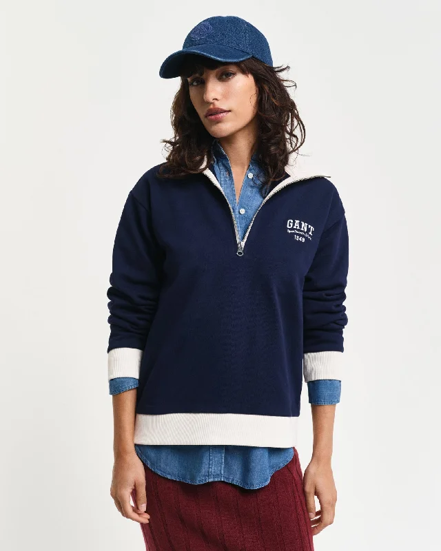Your Chance to Save is Now!Your Chance to Save is Now!Gant Women Blue Solid Spread Collar Full Sleeves Sweatshirt Your Chance to Save is Now!Your Chance to Save is Now!Gant Women Blue Solid Spread Collar Full Sleeves Sweatshirt