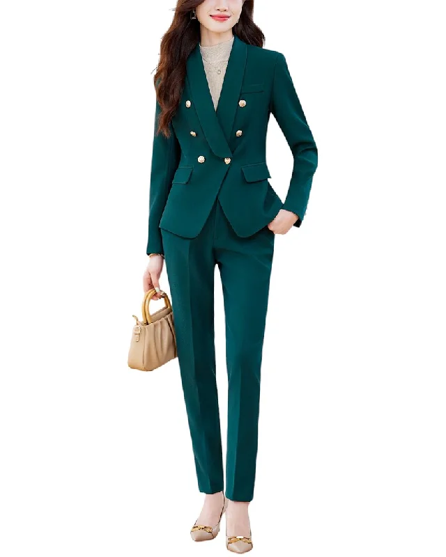Get the Best for Less!Get the Best for Less!LIONELLO SALVI 2pc Blazer & Pant Set