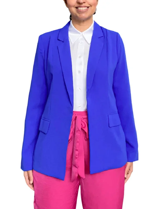 The Sale You’ve Been Waiting For!The Sale You’ve Been Waiting For!Open Front Blazer In Electric Blue The Sale You’ve Been Waiting For!The Sale You’ve Been Waiting For!Open Front Blazer In Electric Blue