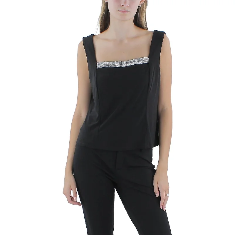 Must-Have Deals Inside!Must-Have Deals Inside!Petites Womens Knit 2PC Pant Suit