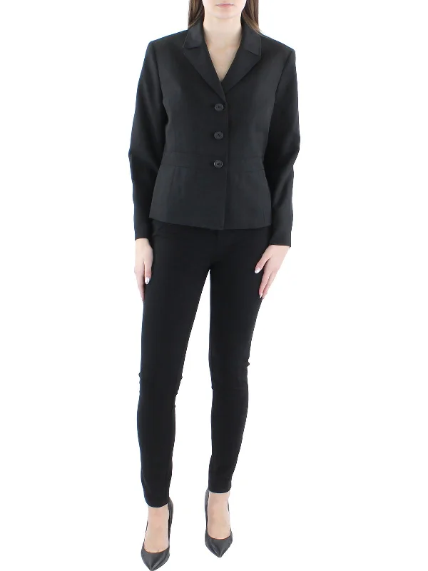 Hurry, Sale Ends Soon!Hurry, Sale Ends Soon!Petites Womens Three-Button Office Suit Jacket Hurry, Sale Ends Soon!Hurry, Sale Ends Soon!Petites Womens Three-Button Office Suit Jacket