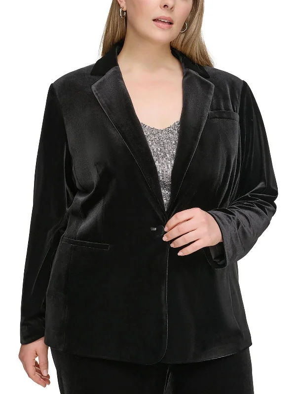 Snag the Best Prices Now!Snag the Best Prices Now!Plus Womens Collar Velvet One-Button Blazer Snag the Best Prices Now!Snag the Best Prices Now!Plus Womens Collar Velvet One-Button Blazer