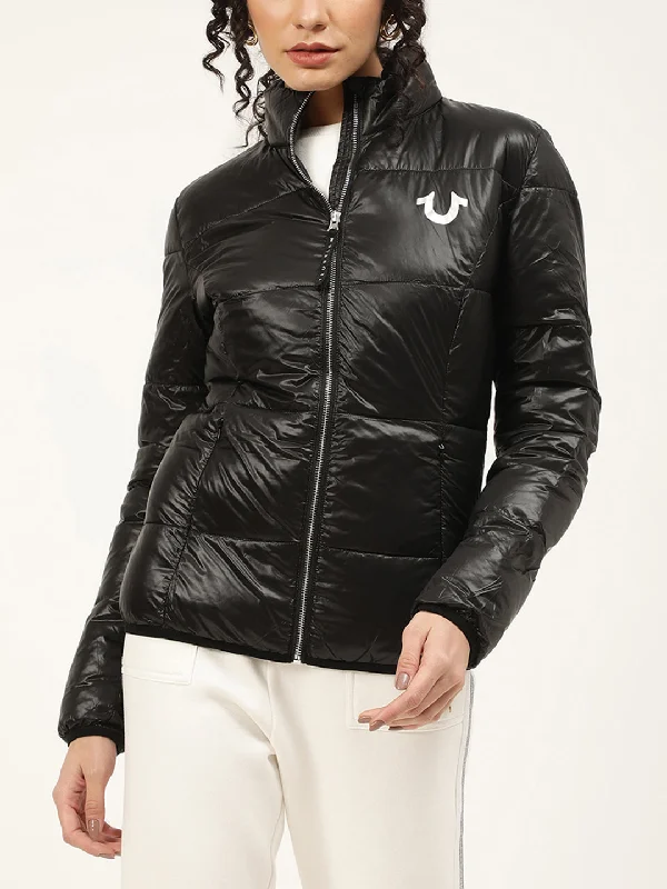Biggest Sale of the Season!Biggest Sale of the Season!True Religion Women Black Collar Solid Jacket Biggest Sale of the Season!Biggest Sale of the Season!True Religion Women Black Collar Solid Jacket
