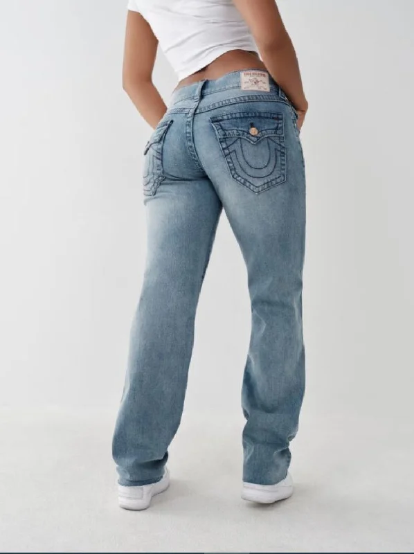 Buy More, Save More!Buy More, Save More!True Religion SN RICKI Straight Fit Blue Mid-Rise Washed Jeans Buy More, Save More!Buy More, Save More!True Religion SN RICKI Straight Fit Blue Mid-Rise Washed Jeans