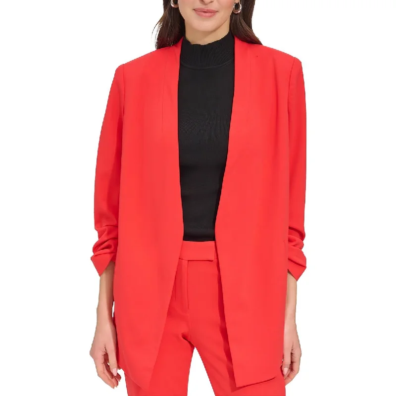 Your Wallet Will Thank You!Your Wallet Will Thank You!Womens Crepe Long Sleeves Open-Front Blazer Your Wallet Will Thank You!Your Wallet Will Thank You!Womens Crepe Long Sleeves Open-Front Blazer
