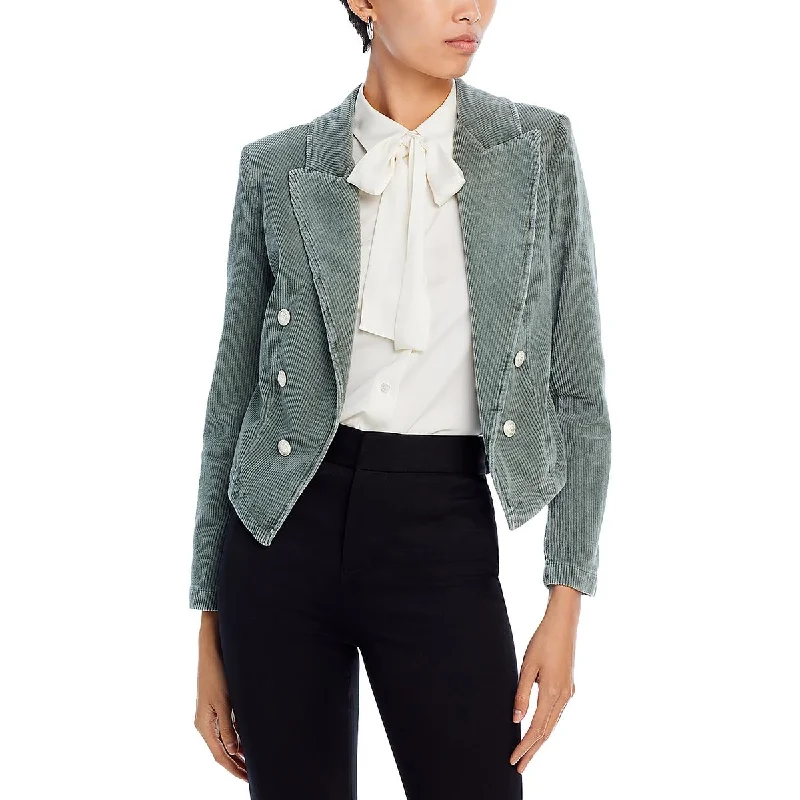 Must-Have Deals Inside!Must-Have Deals Inside!Womens Cropped Work Wear Double-Breasted Blazer Must-Have Deals Inside!Must-Have Deals Inside!Womens Cropped Work Wear Double-Breasted Blazer