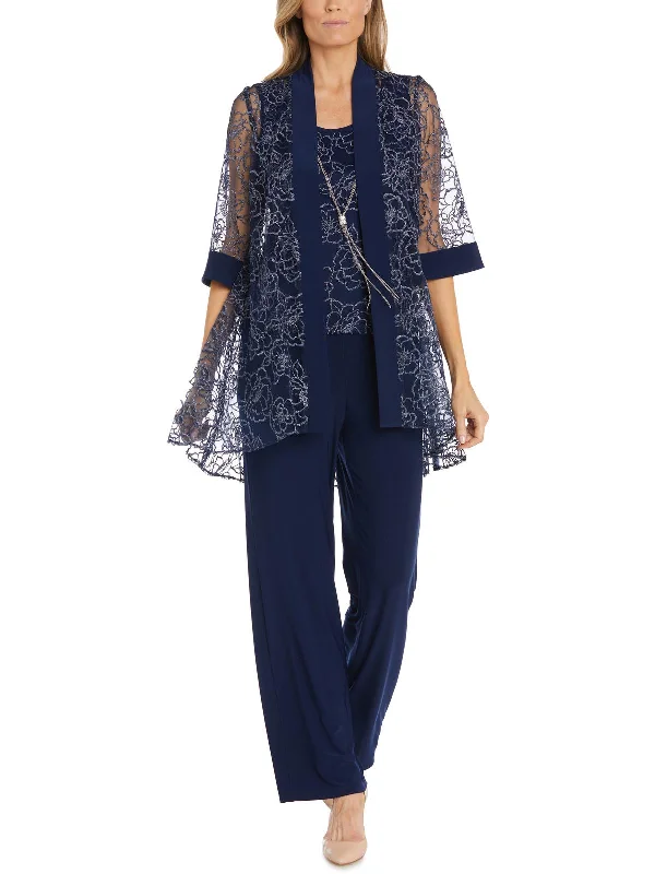 Best Deals Just for You!Best Deals Just for You!Womens Floral 3PC Pant Suit