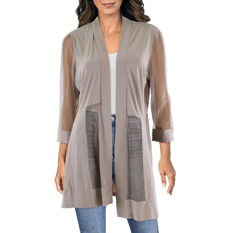 Save Money, Shop Happy!Save Money, Shop Happy!Womens Mesh Inset Glitter Jacket