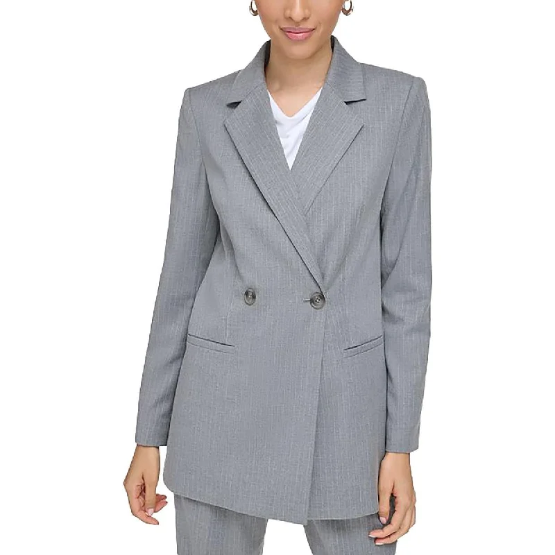 Great Deals, Just for You!Great Deals, Just for You!Womens Striped Shoulder Pads Double-Breasted Blazer Great Deals, Just for You!Great Deals, Just for You!Womens Striped Shoulder Pads Double-Breasted Blazer